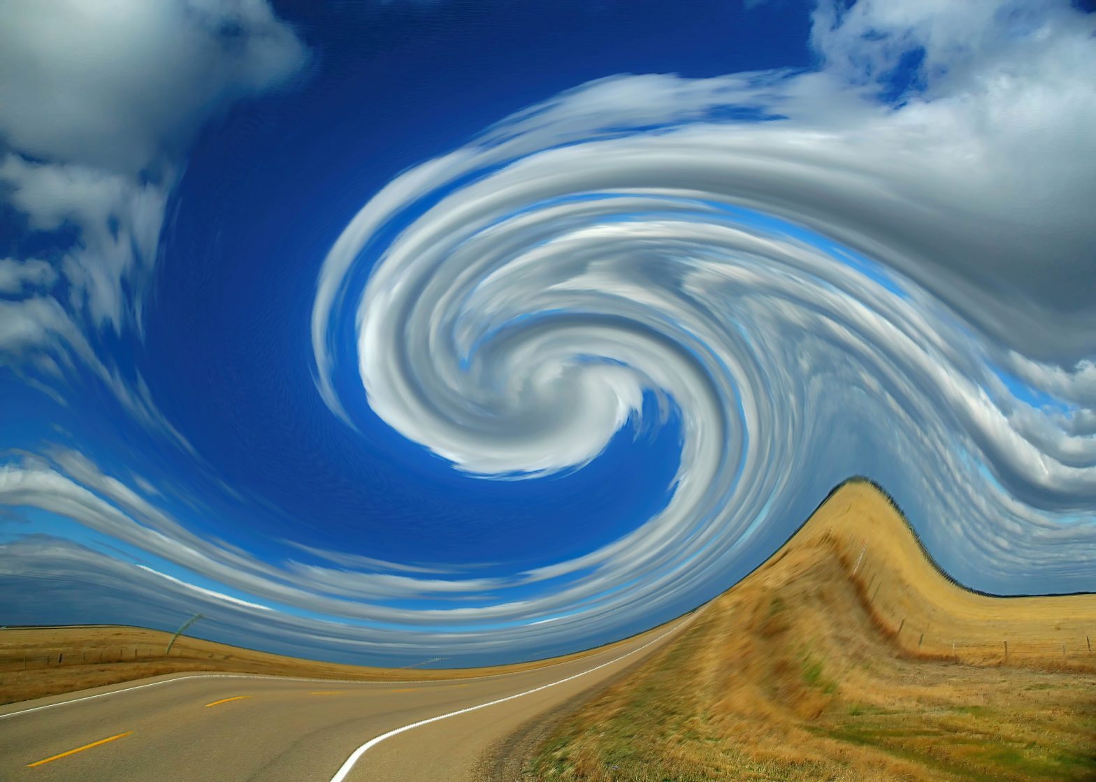 Tsunami prairie swirl abstract